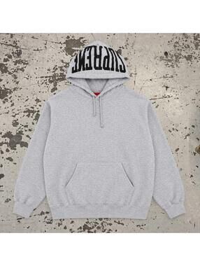Mens Supreme Spell Out Hoodie Size L